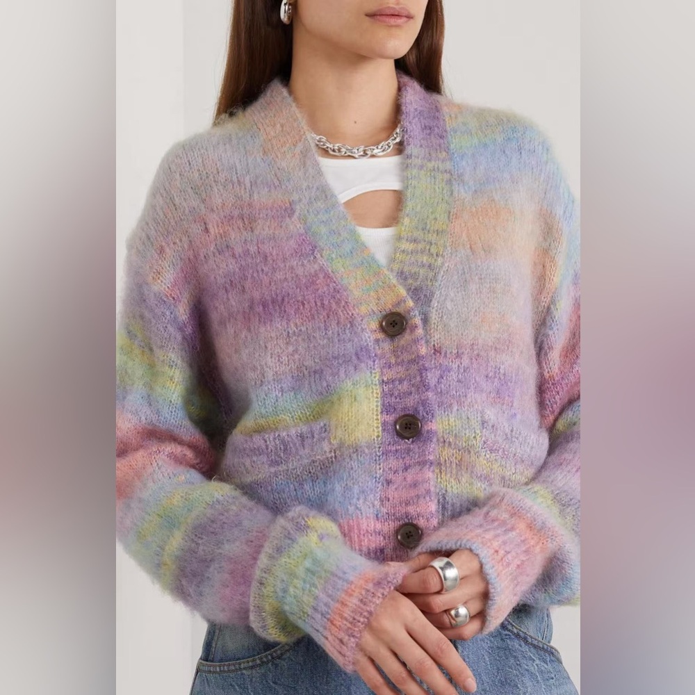 NWT $450 Re/done​’90s Cropped Oversized Cardigan